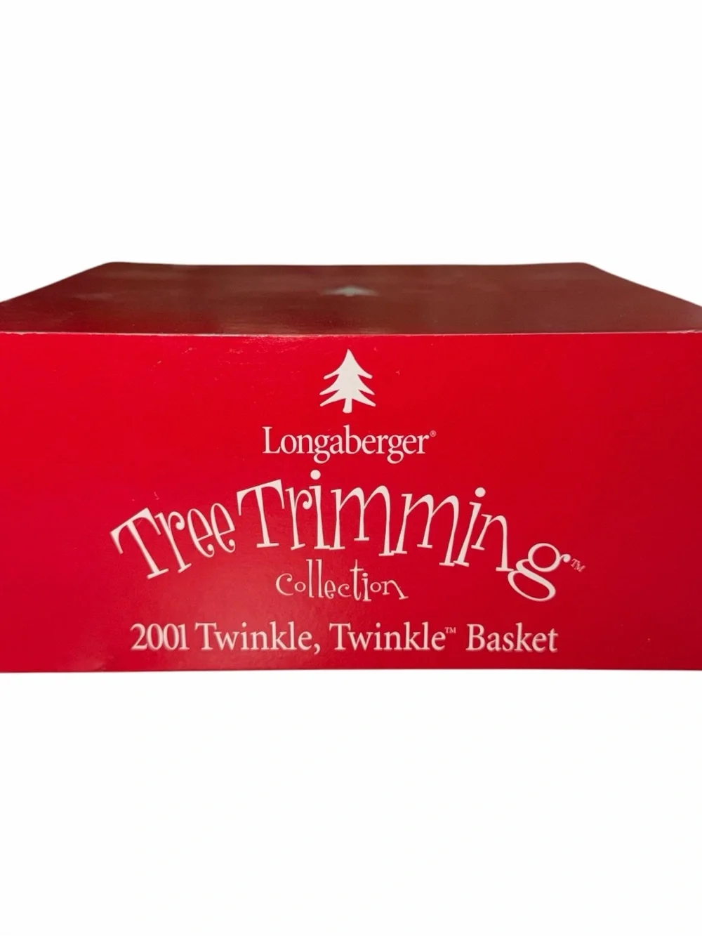VINTAGE Longaberger Tree Trimming Twinkle, Twinkle Basket 2001